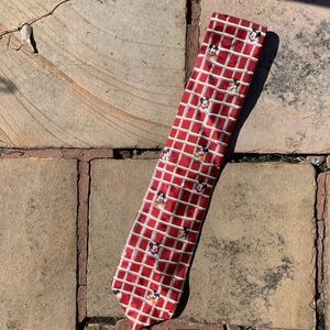 Mickey Unlimited Red Silk Tie